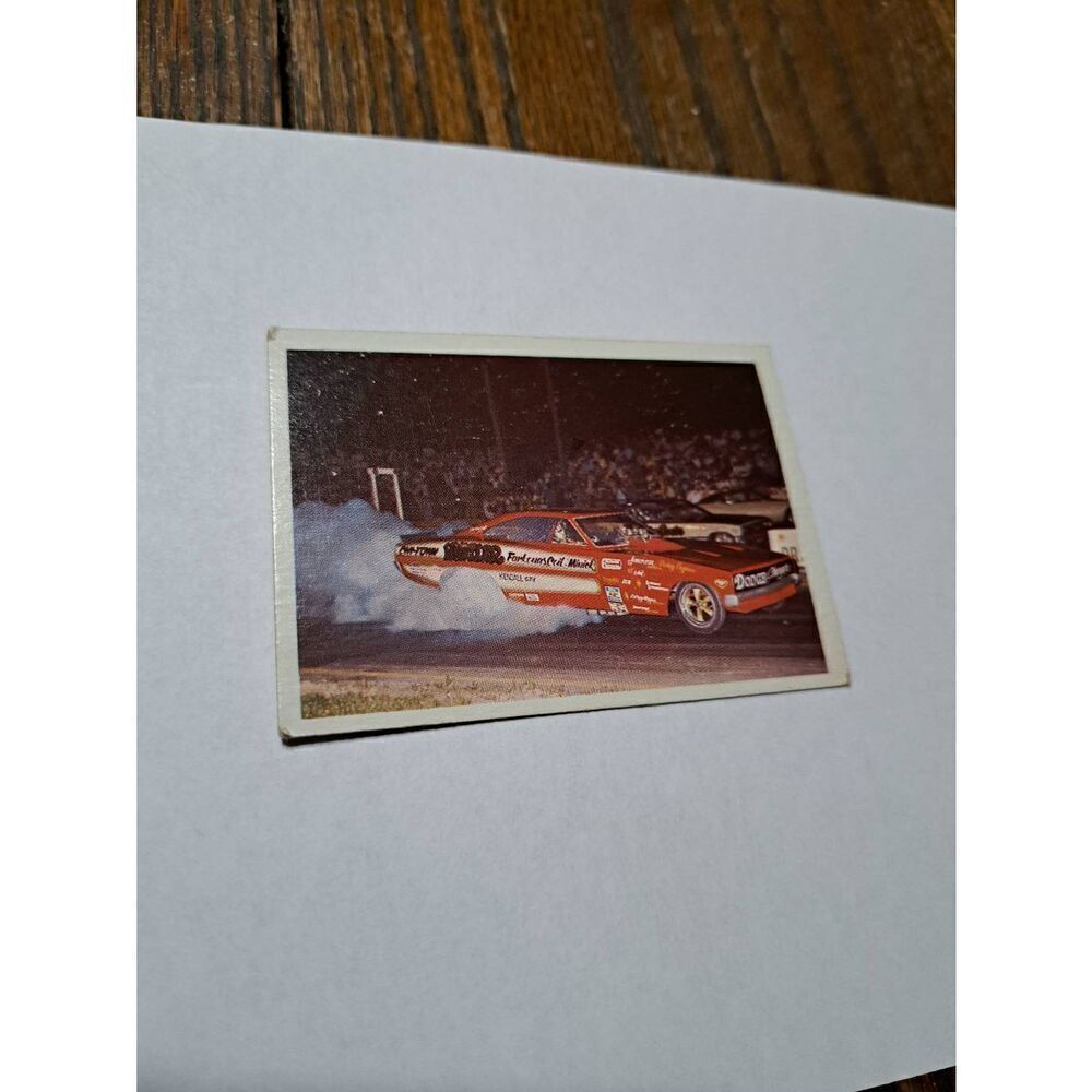 1971 Farkonas Coil Minicks Chi Town Hustler Funny Car AHRA Fleer Drag Champ Card